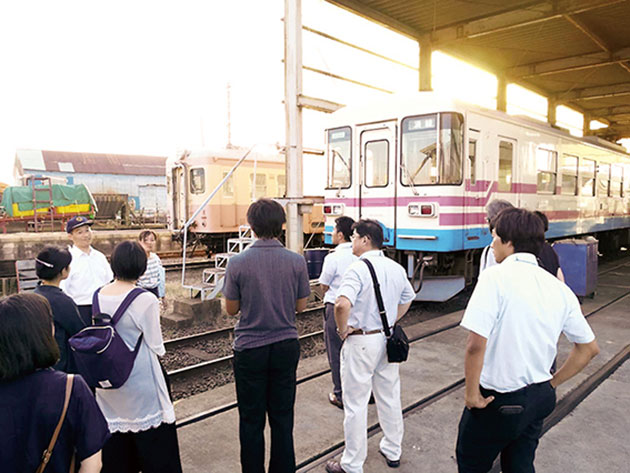 那珂湊駅 施設・車庫内見学